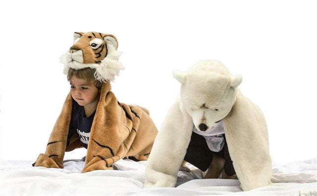 BiBiB & Co Plush Trophy - Disguise White Bear