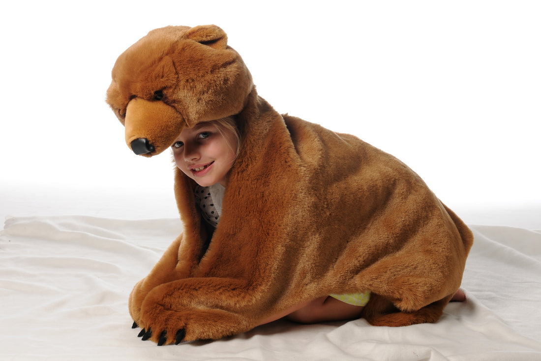 BiBiB & Co Plush Trophy - Disguise Light Brown Bear