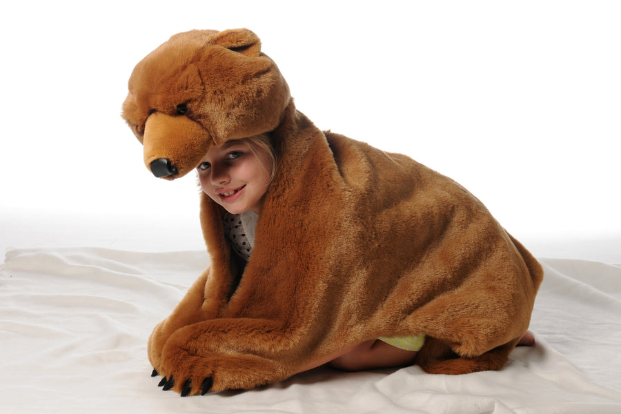 BiBiB & Co Plush Trophy - Disguise Light Brown Bear