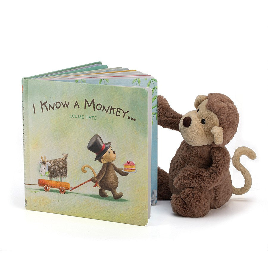 Jellycat I Know A Monkey Book – Petit Bazaar