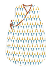 Nobodinoz Sleeping Bag Blue Honey Triangles