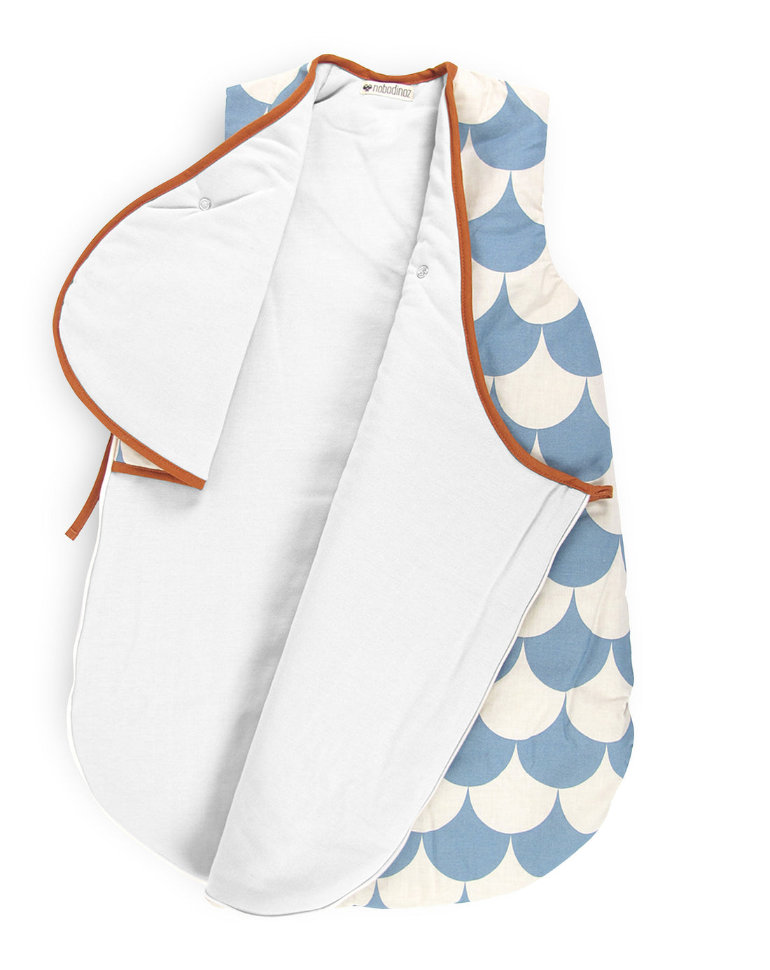 Nobodinoz Sleeping Bag Blue Scales