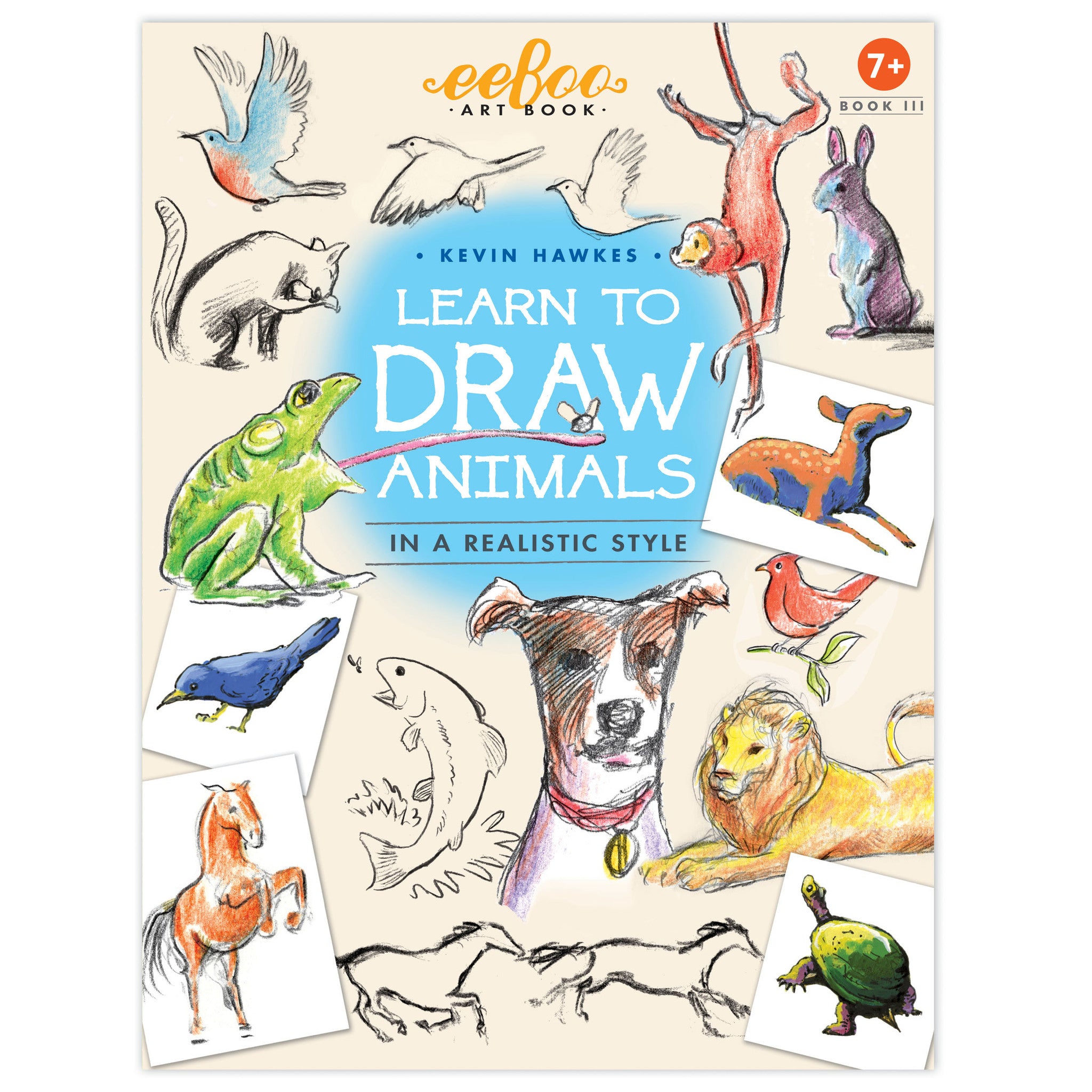 Eeboo Animal Color eeBoo Learn to Draw Animals – Petit Bazaar