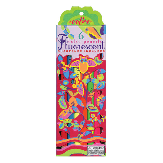 eeBoo Owl Fluorescent Color Pencils
