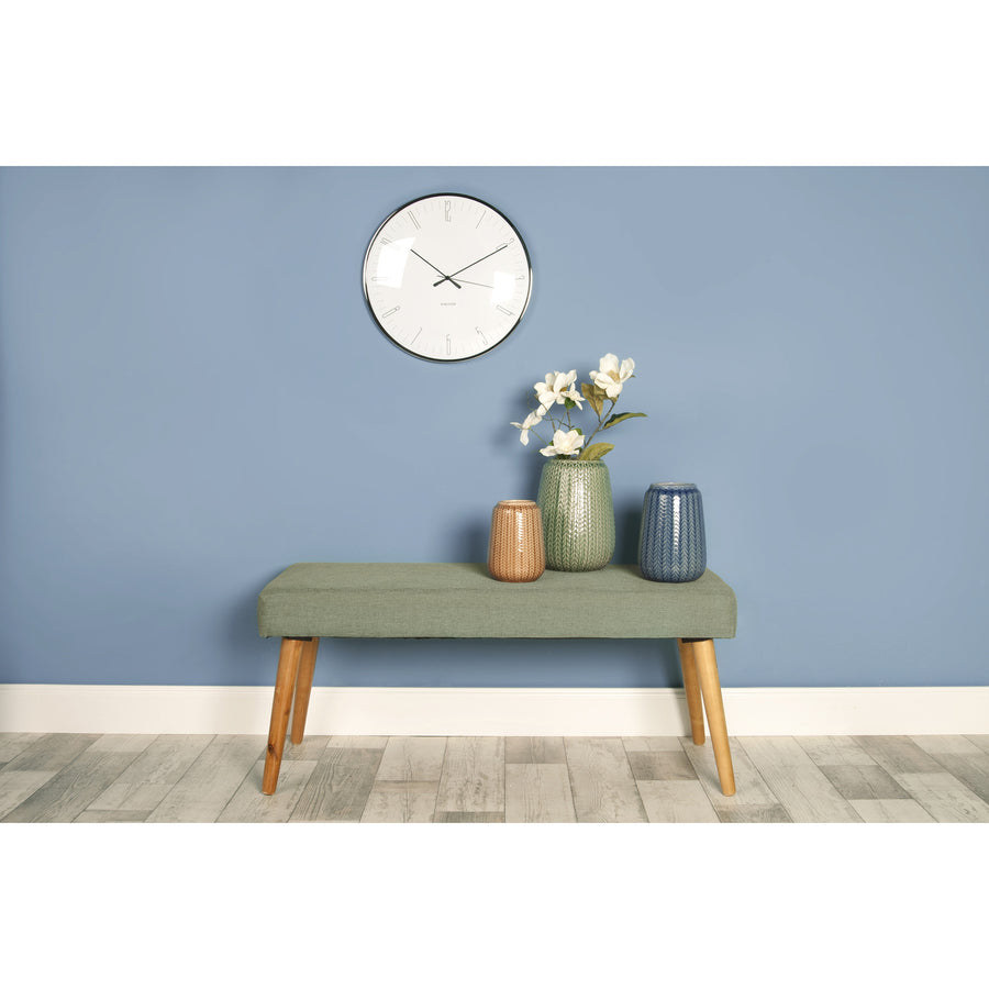 Present Time Wall Clock Dragonfly Dome Glass