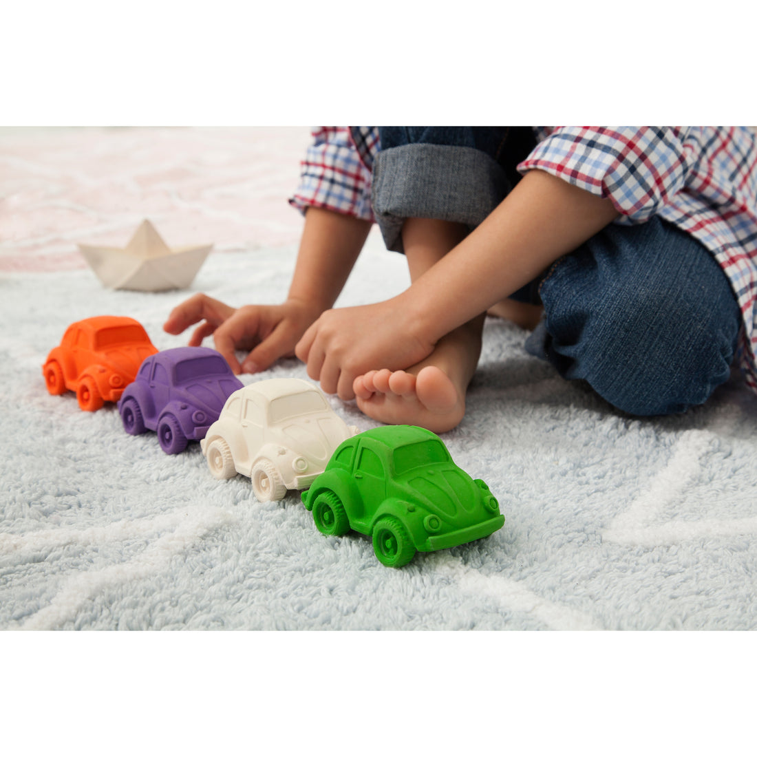 Oli & Carol Small Beetle Cars Teether