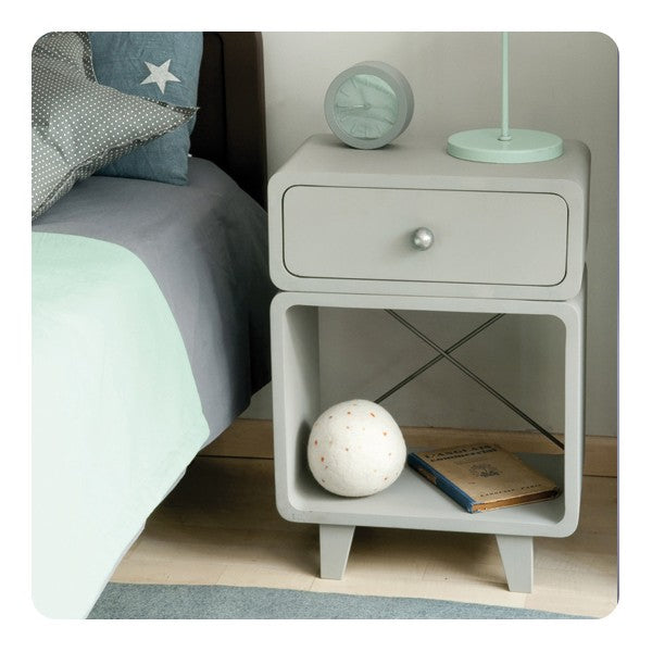 Laurette Chevet Zzz Bedside Table Bubble Gum (Pre-Order; Est. Delivery in 3-4 Months)