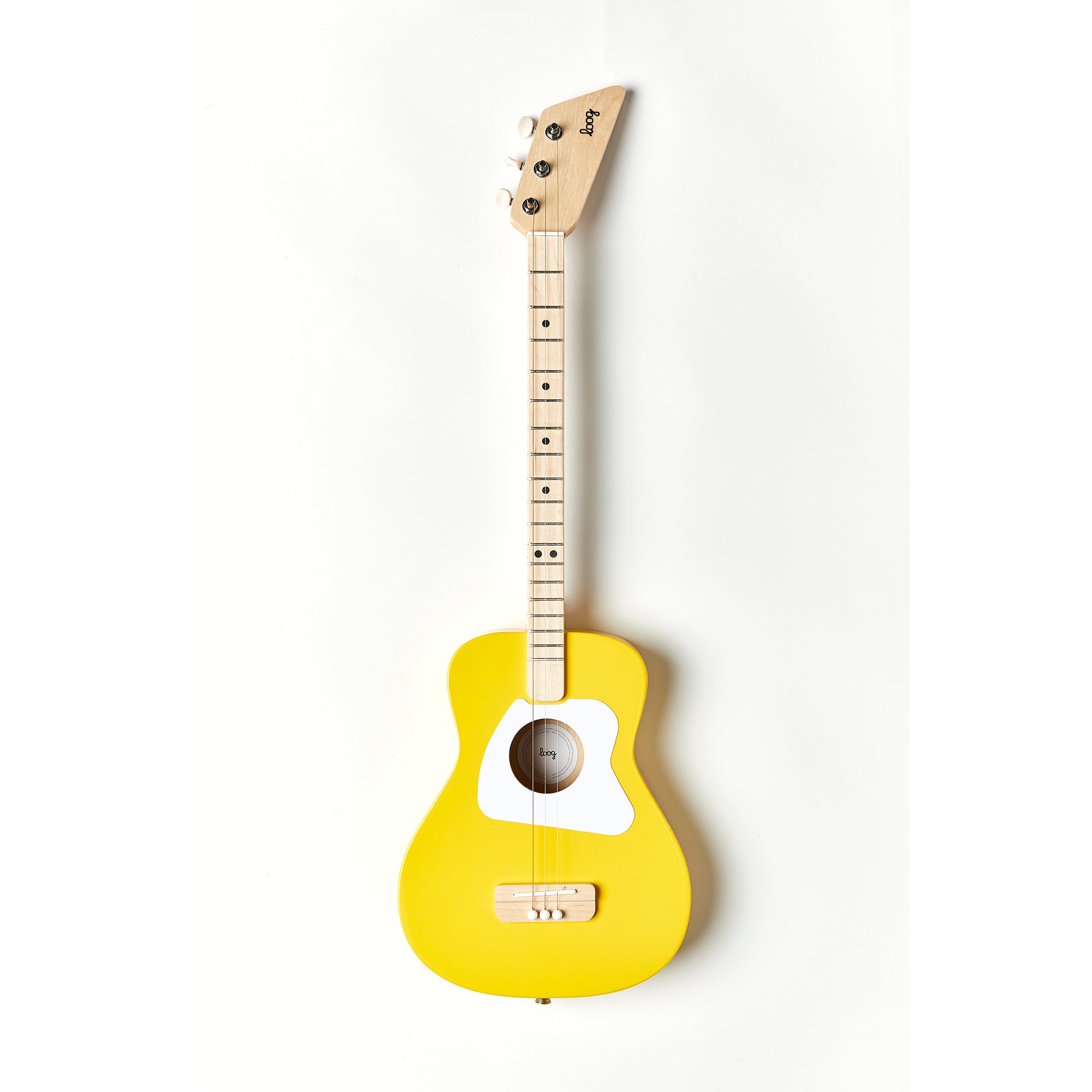 Loog Pro Acoustic Guitar Bundle with Bag, Strap and Wall Hanger (Includes FREE App, Flashcards & Chord Diagram)