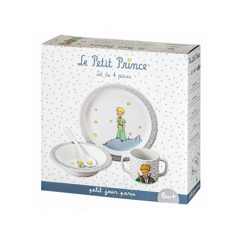 The Little Prince 4 Piece Meal Set - Grey
