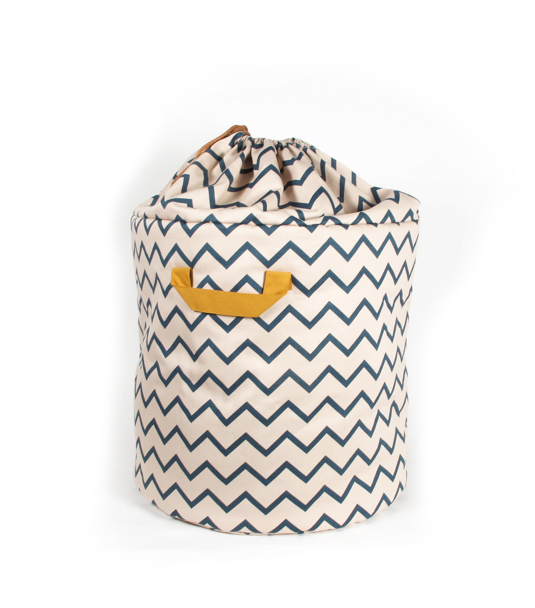 Nobodinoz Toy Bag Zigzag Blue Petit Bazaar