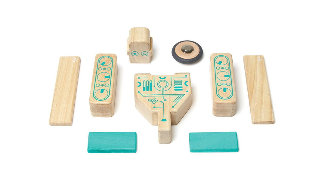 Tegu Future Magbot Magnetic Wooden Block