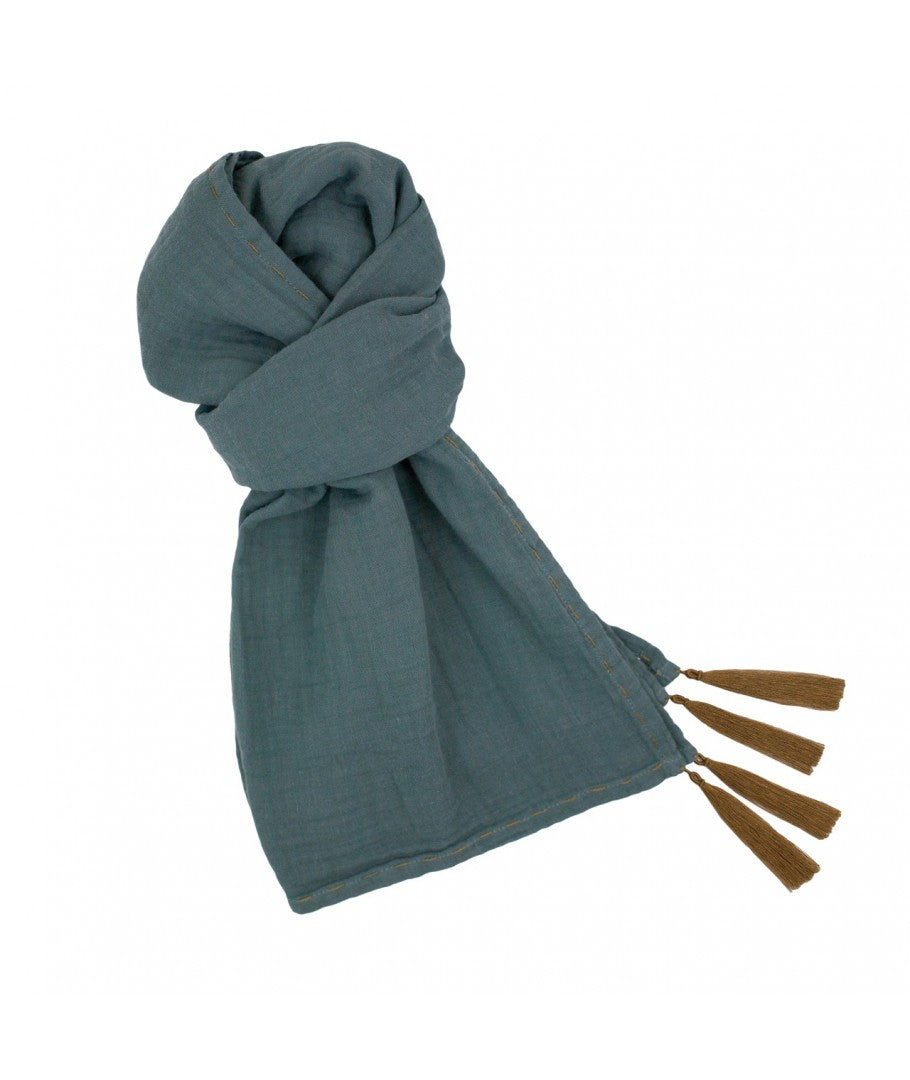Numero 74 Ice Blue Woman Scarf