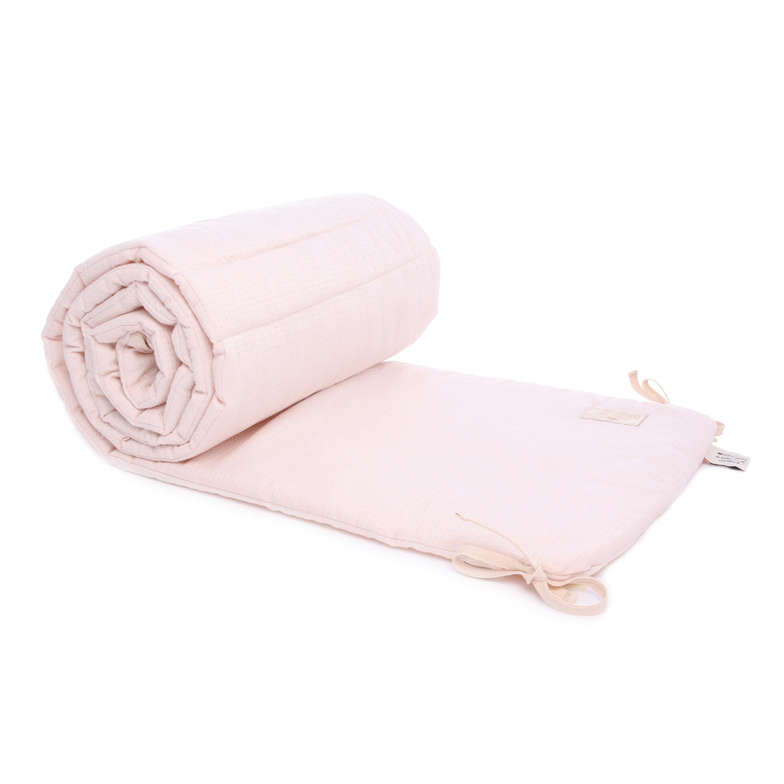 nobodinoz Nest Cot Bumper Honey Comb Dream Pink