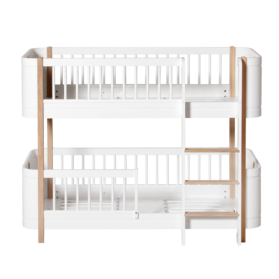 Oliver Furniture Wood Mini+ Low Bunk Bed White/Oak