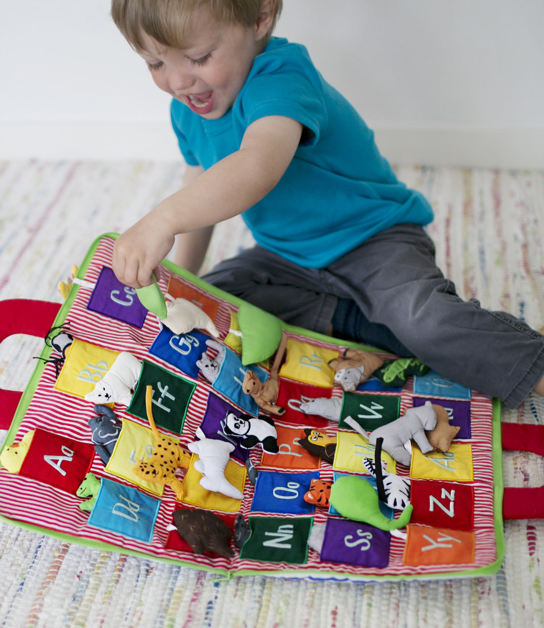 Oskar and Ellen Soft Learn My ABC Bag