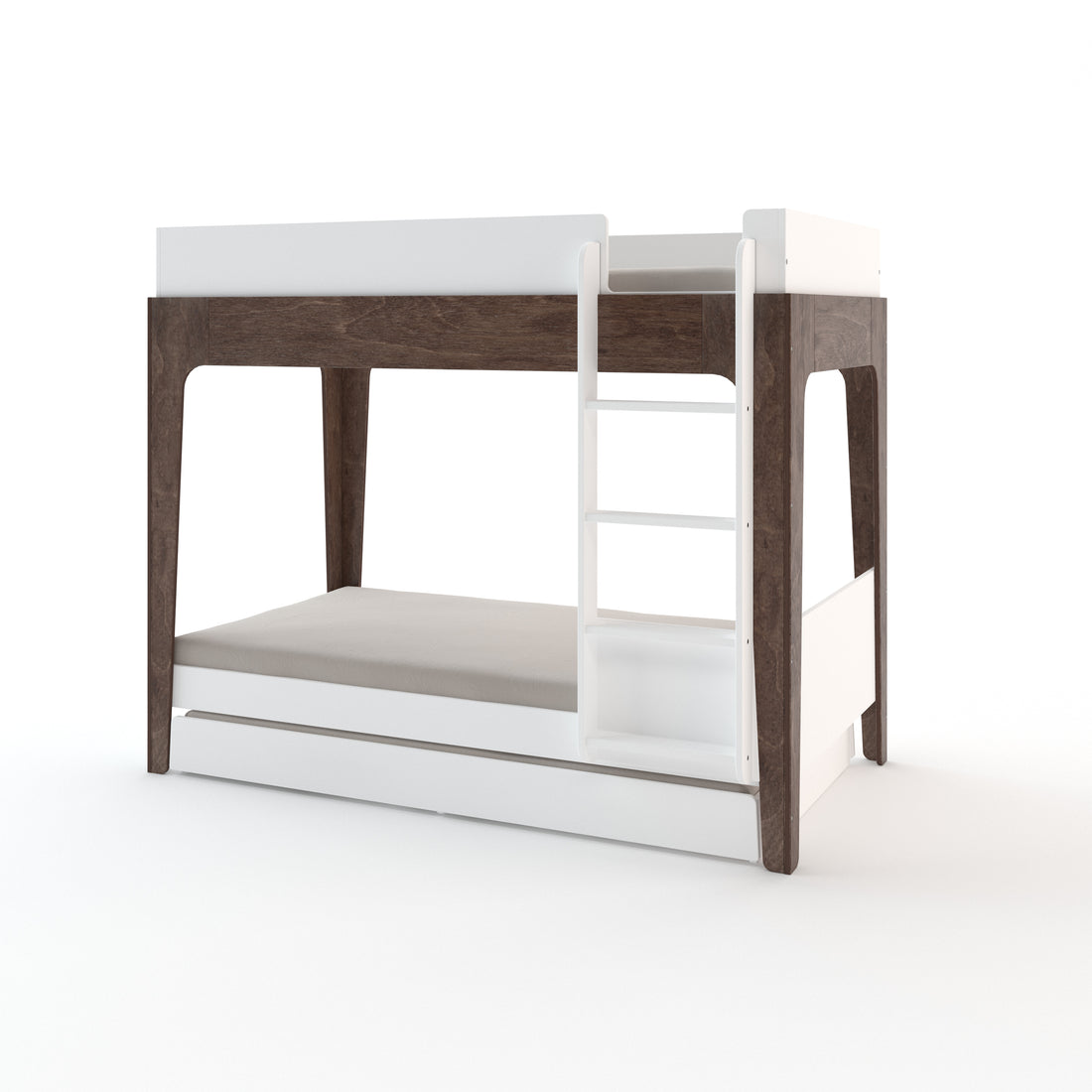 Oeuf Perch Trundle Bed with Vertical Ladder