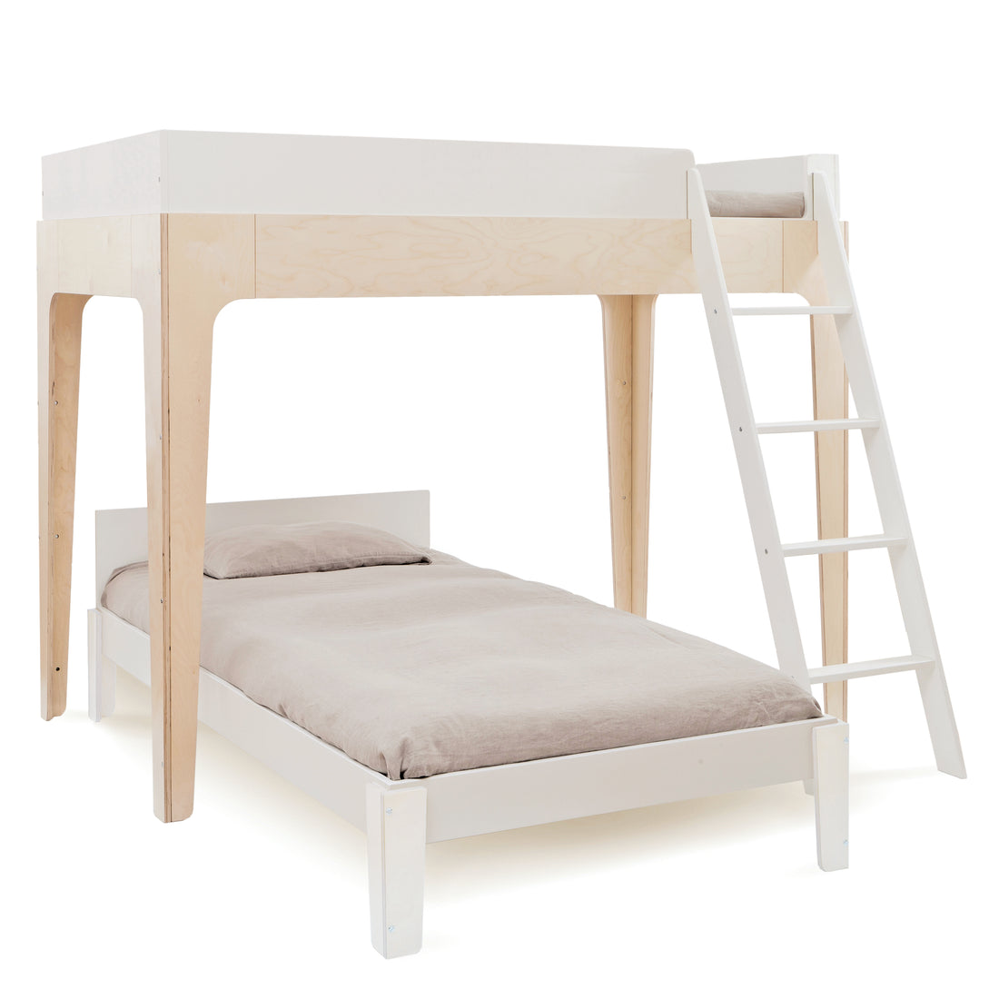 Oeuf Perch Twin Lower Bed White