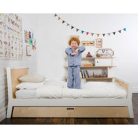 Oeuf Sparrow Twin Bed White Birch