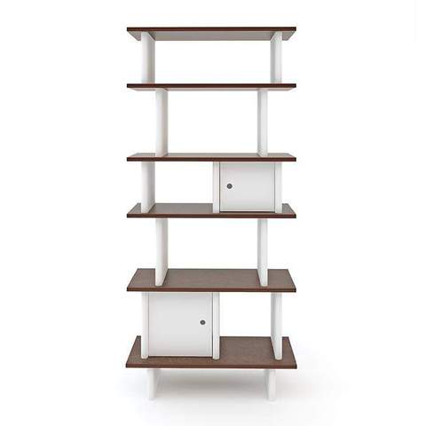 Oeuf Vertical Mini Library Shelf Walnut (Pre-Order; Est. Delivery in 6-10 Weeks)