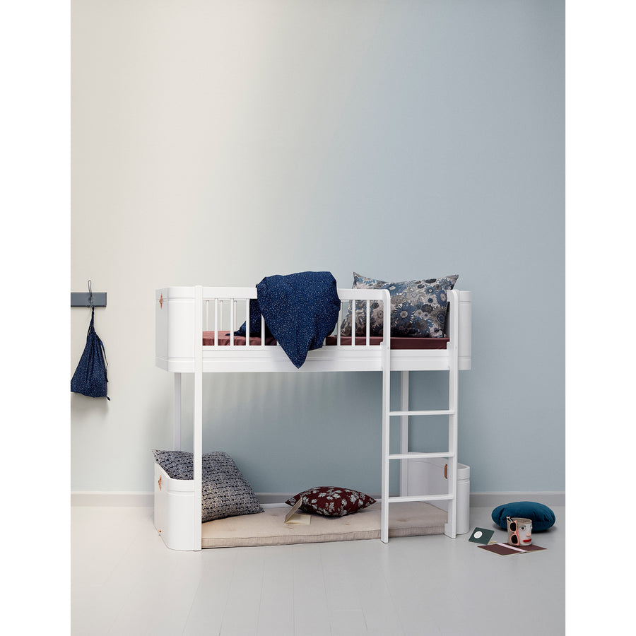 Oliver Furniture Wood Mini+ Cot Bed (With Junior Conversion Kit) - White