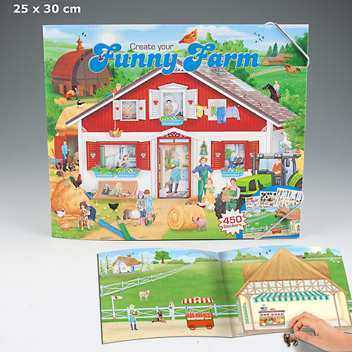 Depesche Create Your Funny Farm Colouring Book