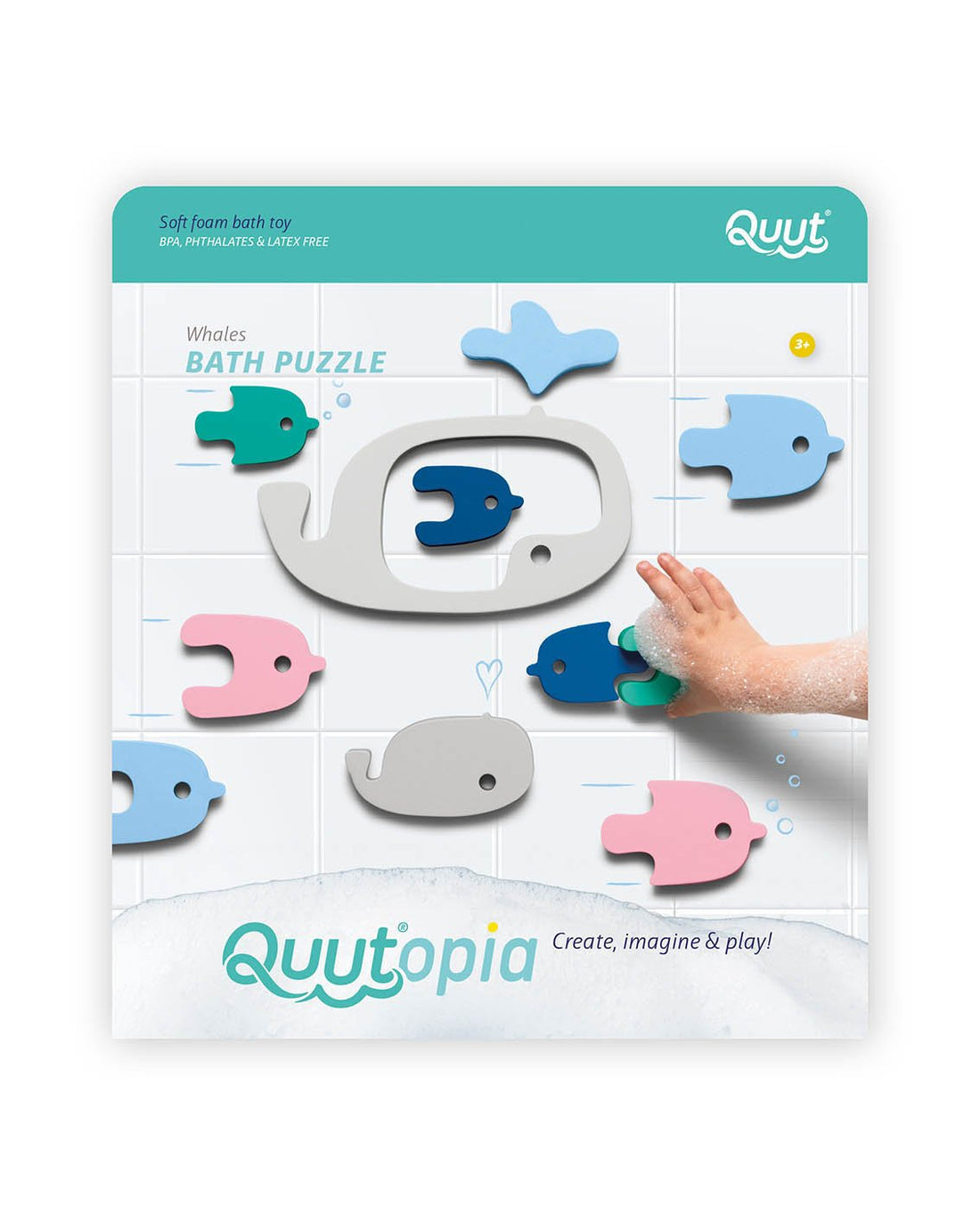 Quut Quutopia Whale Bath Puzzle