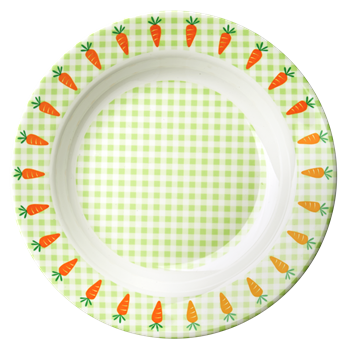 Rice DK Gingham and Carrot Bowl