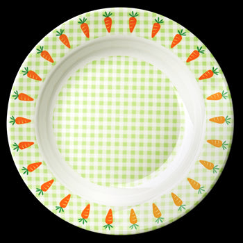 Rice DK Gingham and Carrot Bowl