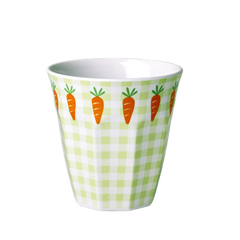Rice DK Gingham and Carrot Small Cup