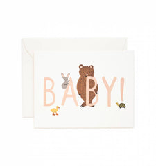 Rifle Paper Co Baby! Card - Peach