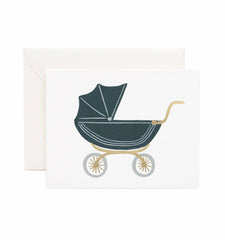 Rifle Paper Co Pram Baby Card
