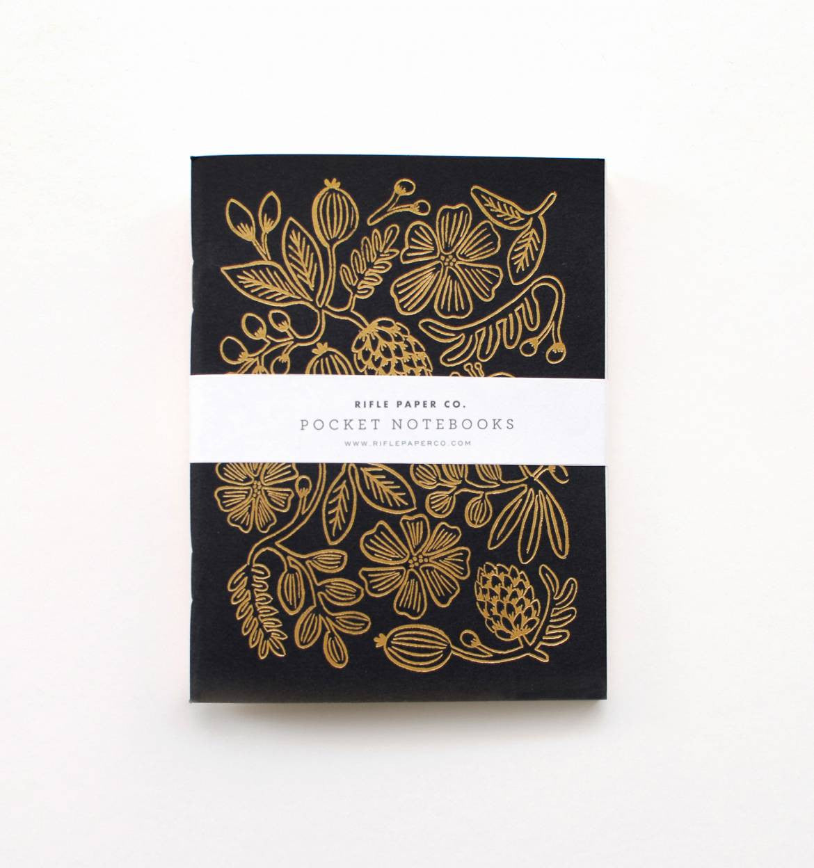 Rifle Paper Co 2 Gold Foil Pocket Notebook Set