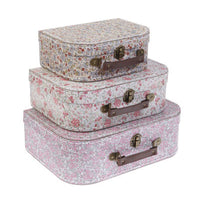 RJB Stone Vintage Floral Suitcase