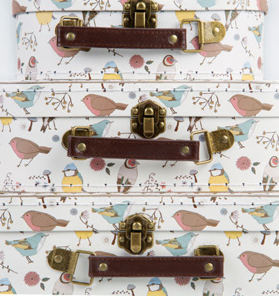 RJB Stone British Birds Suitcase