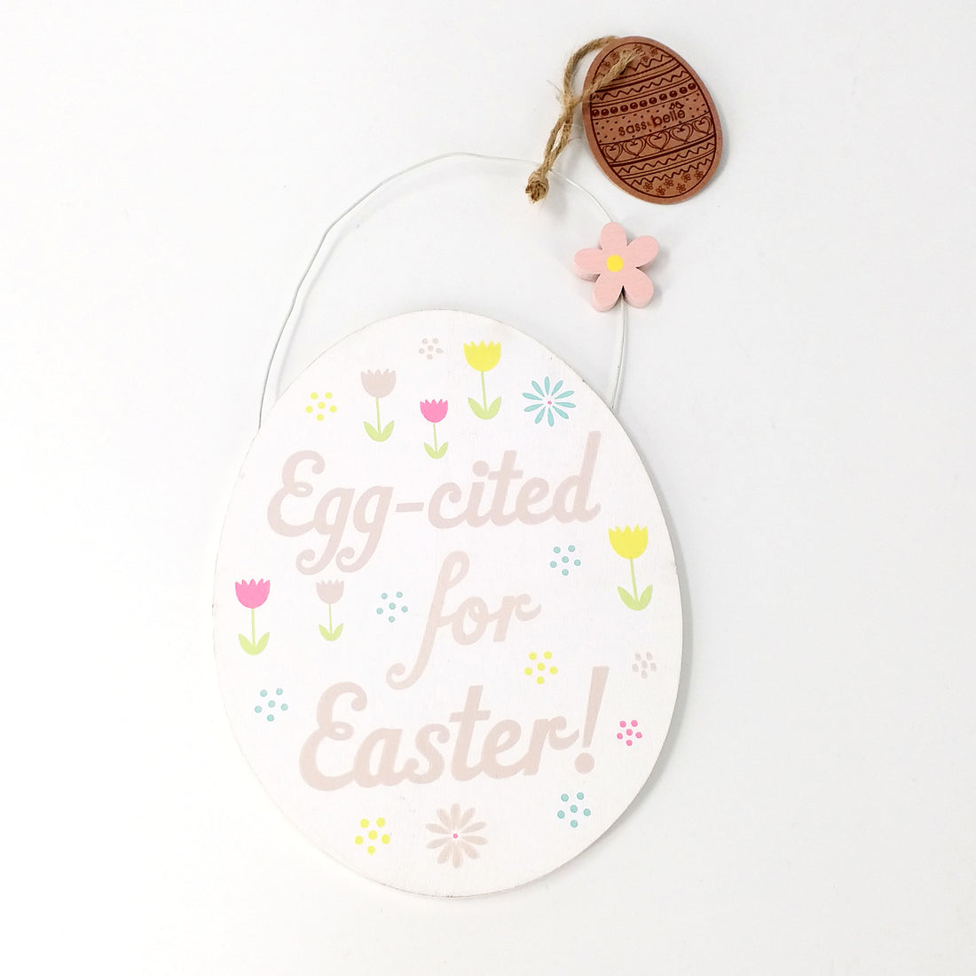 RJB Stone Egg-Cited For Easter Plaque