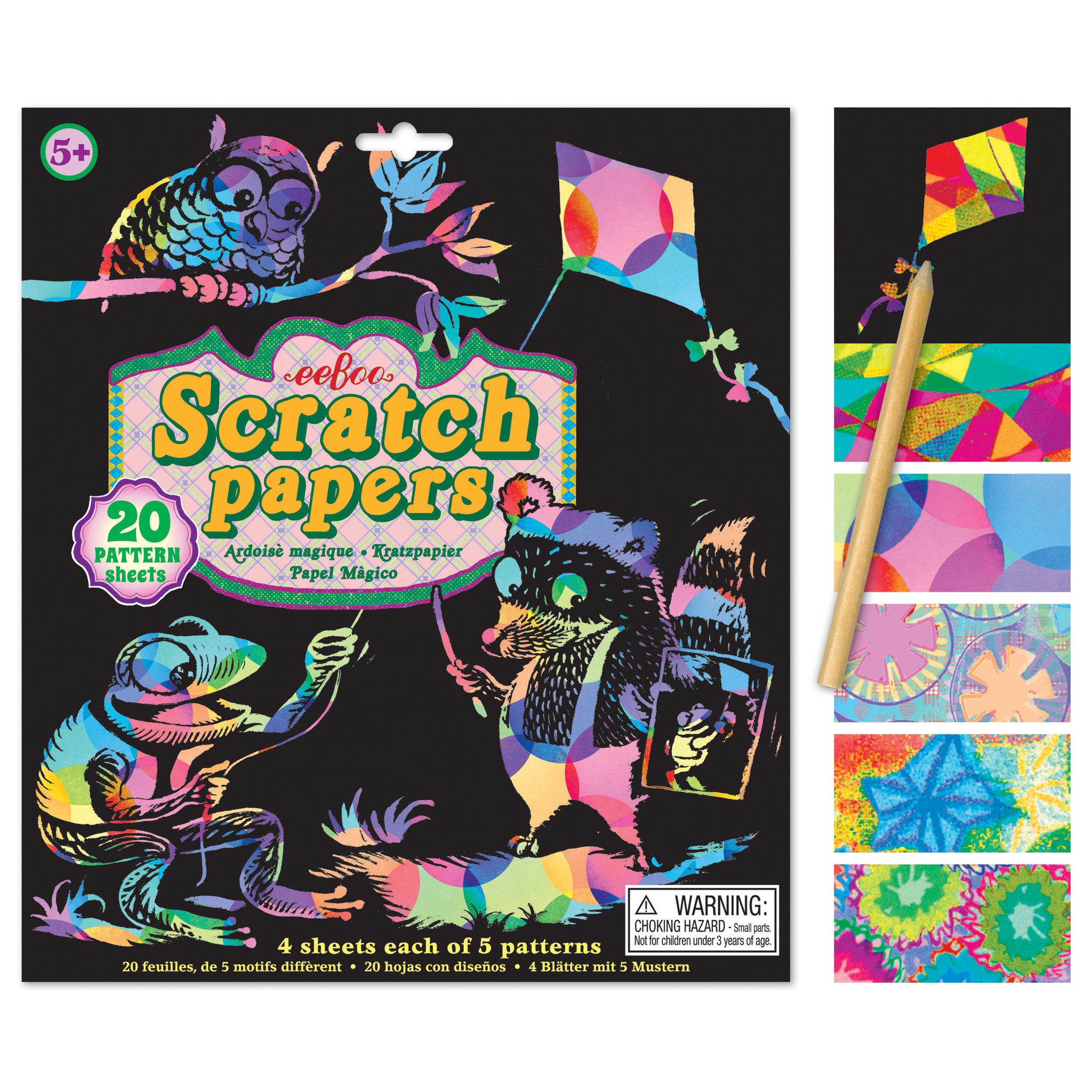 eeBoo Pattern Scratch Papers