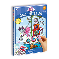Sentosphère Gommettes 3D - Animals