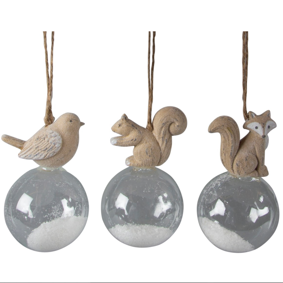 rjb-stone-fox-bird-squirrel-glitter-bauble-rjbs-rsxm091