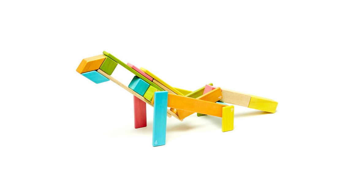 Tegu Tints Magnetic Wooden Block 24 Pieces