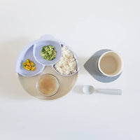 Miniware Training Spoon Set - Grey + Cotton Candy