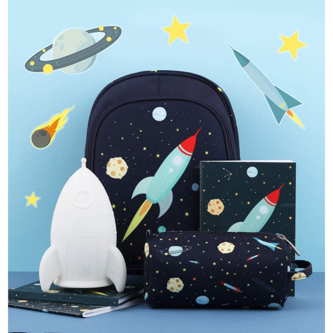 A Little Lovely Company Backpack Space – Petit Bazaar
