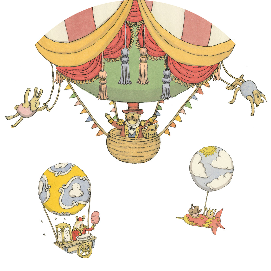 atelier-choux-large-bib-circus-gold-snaps- (3)