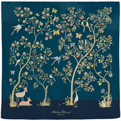 Atelier Choux Muslin in Bloom Night 100x100cm