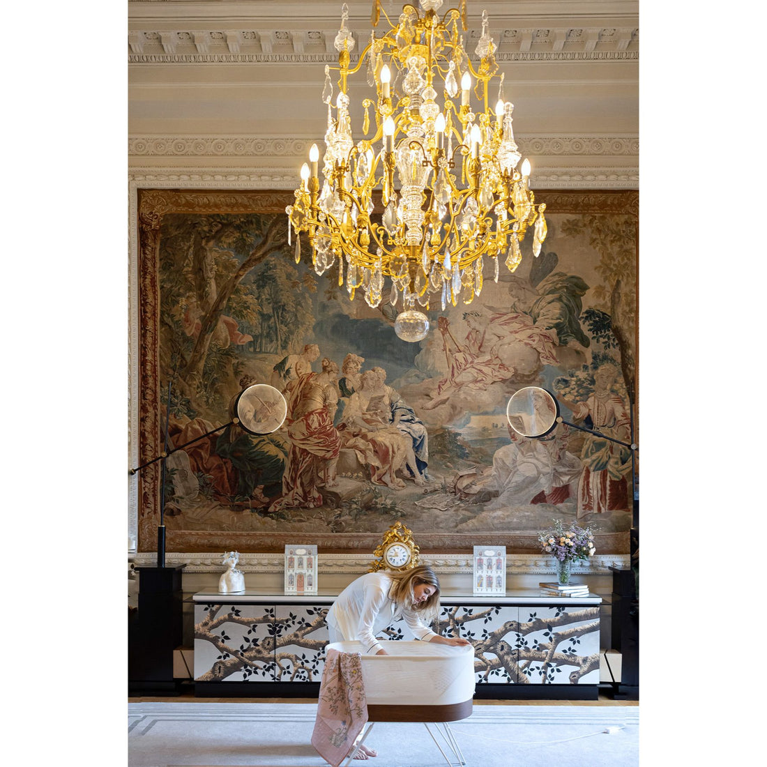 Atelier Choux Muslin in Bloom Pink 100x100cm