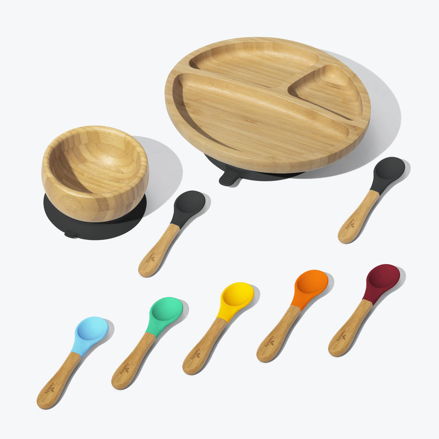 avanchy-rainbow-toddler-collections-baby-divided-plate-bowl-7-spoons-black-avan-rbcblk5-20264- (1)
