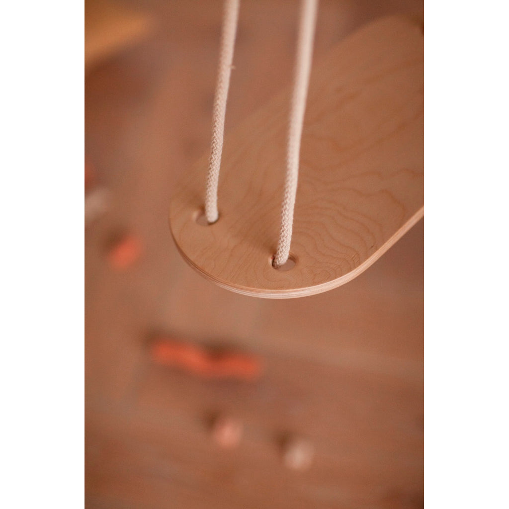 babai Wooden Swing+Beige Rope