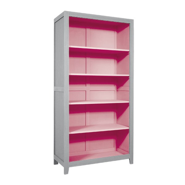 Laurette Bibliothèque Parisienne Bookshelf Grey / Rose (Pre-Order; Est. Delivery in 3-4 Months)