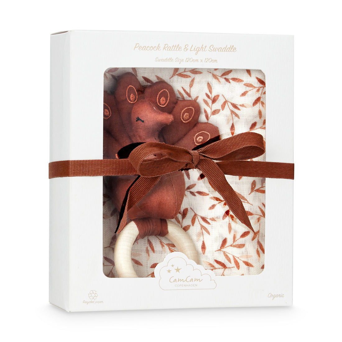 cam-cam-copenhagen-gift-box-w-printed-swaddle-and-peacock-rattle-caramel-leaves- (1)