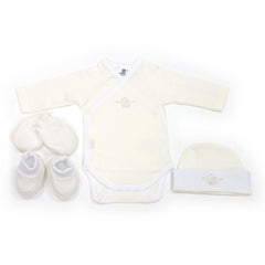 Cambrass Set New Born 4pcs Liso Beige