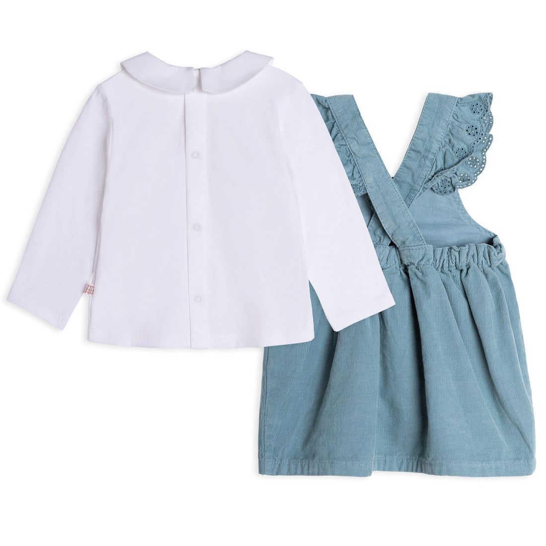carrément-beau-dress-t-shirt-set-fall-2-green-white-carr-w1y08019-gw-12m- (2)